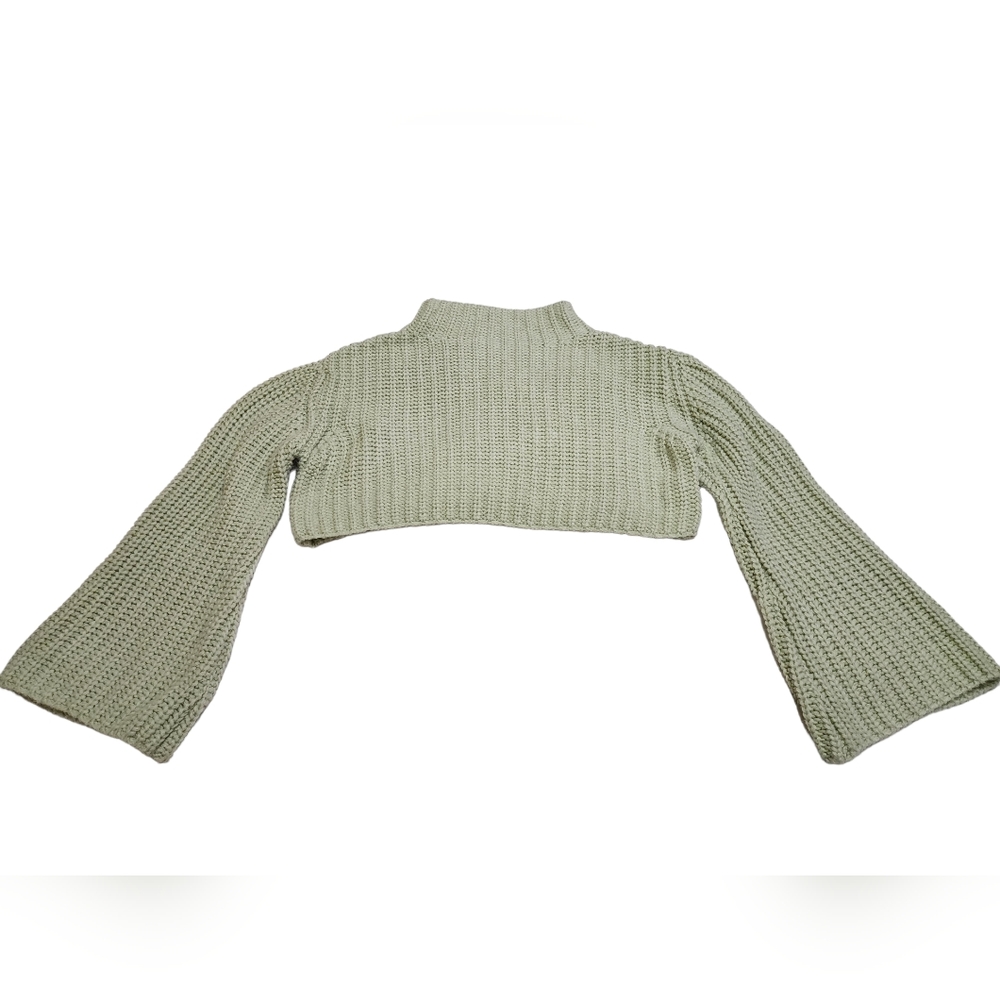 Shein Wide Sleeve Crop Sweater, Size M